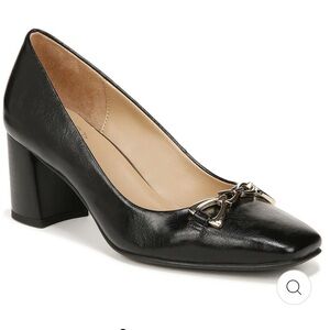 Naturalizer Women's Warner-bit Square Toe Pump - Black, Size 7.5